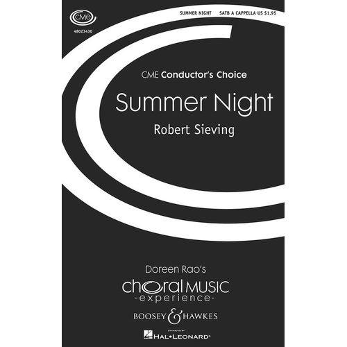 Summer Night SATB (Octavo)