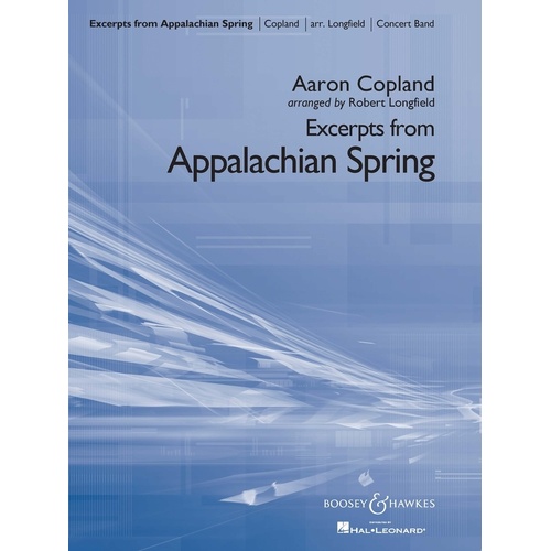 Excerpts From Appalachian Spring Concert Band 4 Score/Parts