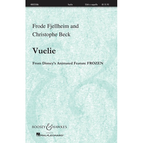 Vuelie From Frozen SSAA A Cappella (Octavo)