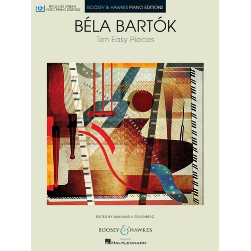 Bartok - Ten Easy Pieces For Piano (Softcover Book/Online Video)