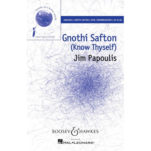 Gnothi Safton (Know Thyself) SATB (Octavo)