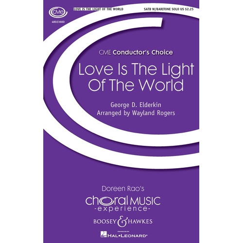 Love Is The Light Of The World SATB (Octavo)