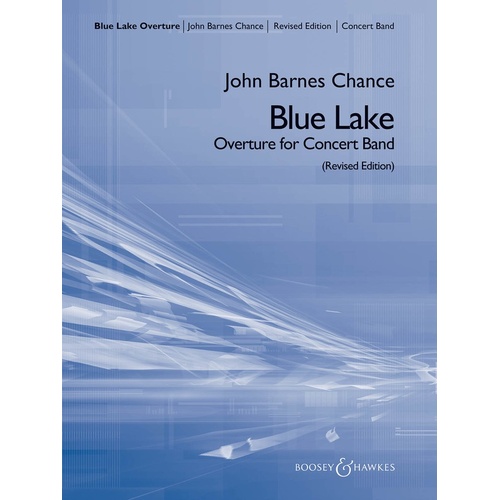Blue Lake Overture For Concert Band Concert Band 4 Score/Parts