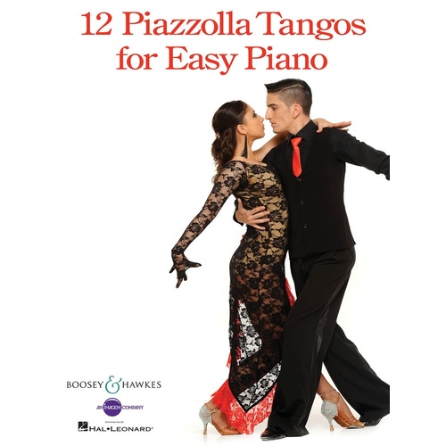 12 Piazzolla Tangos For Easy Piano (Softcover Book)
