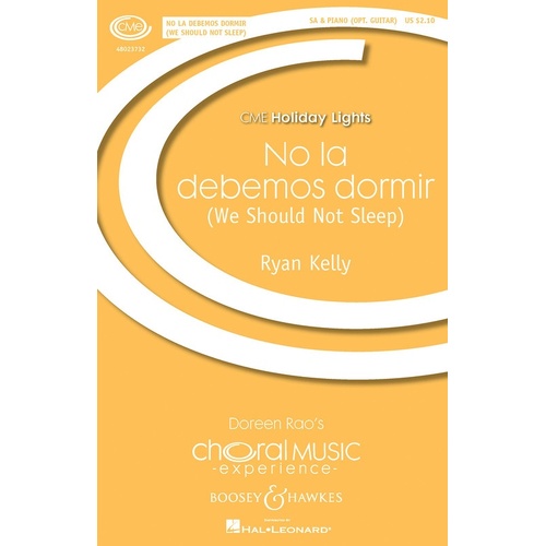No La Debemos Dormir 2 Part Treble (Octavo)