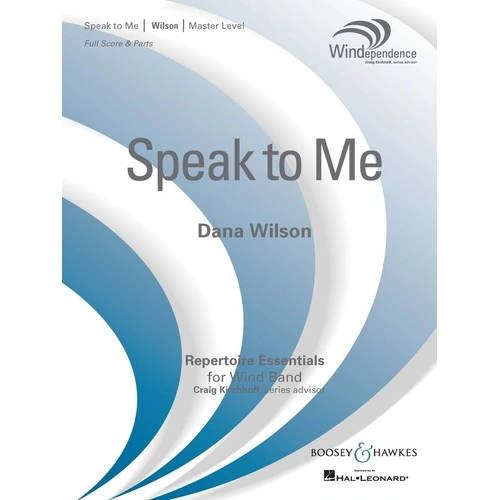 Speak to Me CB4 SC/PTS Band Ensemble Score