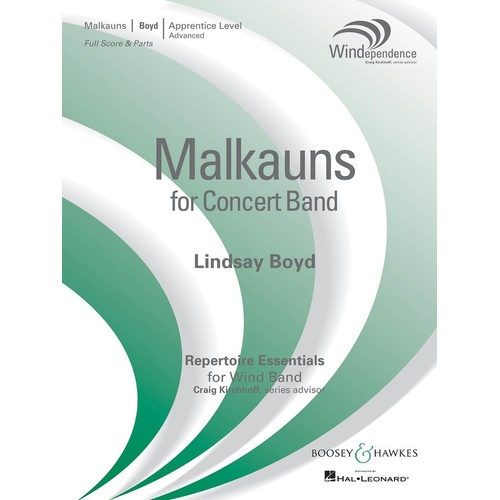 Malkauns For Concert Band Score/Parts