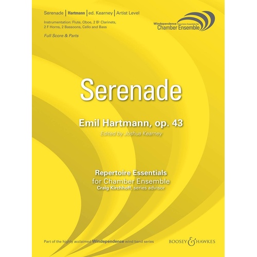 Hartmann - Serenade Op 43 Chamber Ens Score/Parts