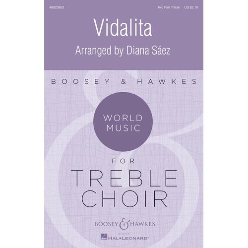 Vidalita 2 Part Treble (Octavo)