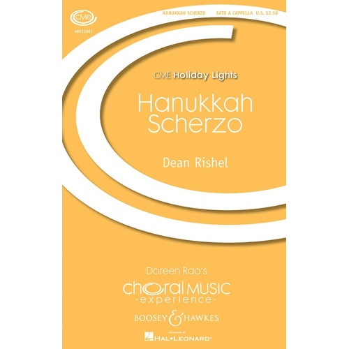 Hanukkah Scherzo SATB A Cappella (Octavo)