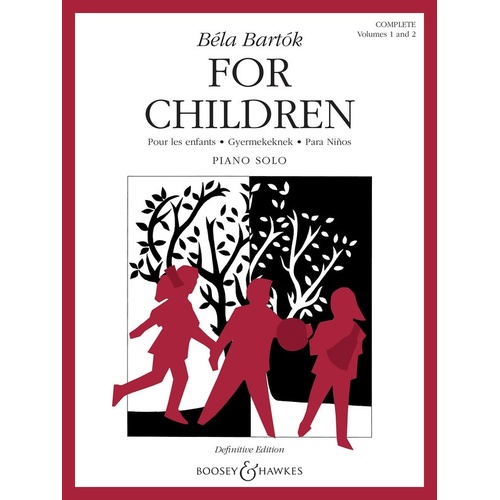 Bartok - For Children Complete For Piano (Softcover Book)
