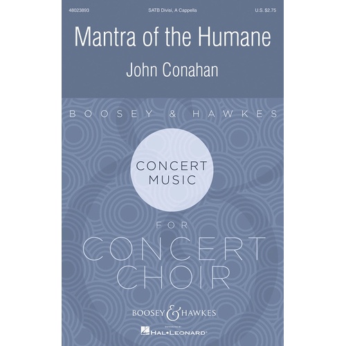 Mantra Of The Humane SATB Divisi A Cappella (Octavo)