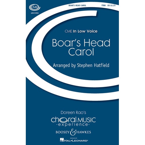 The Boars Head Carol TTBB (Octavo)
