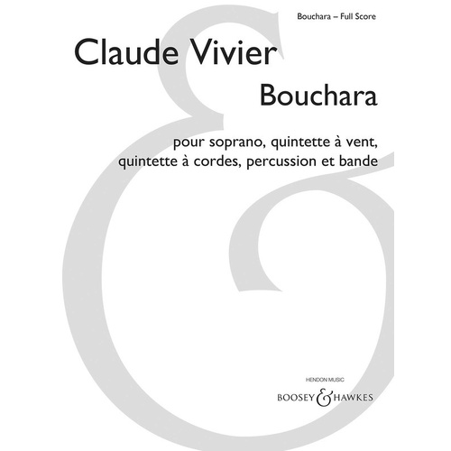 Vivier - Bouchara Full Score (Softcover Book)