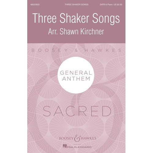 Three Shaker Songs SATB (Octavo)