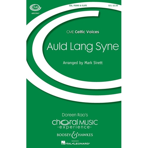 Auld Lang Syne SSA (Octavo)