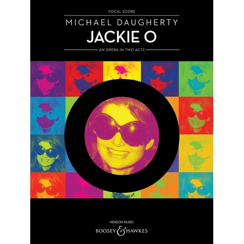 Daugherty - Jackie O Vocal Score (Softcover Book)