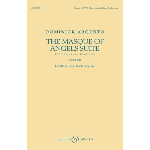 The Masque Of Angels Suite SATB Vocal Score (Octavo)