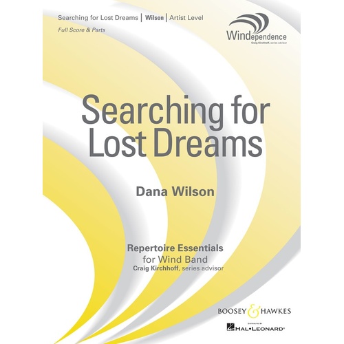 Searching For Lost Dreams Concert Band 5 Score/Parts