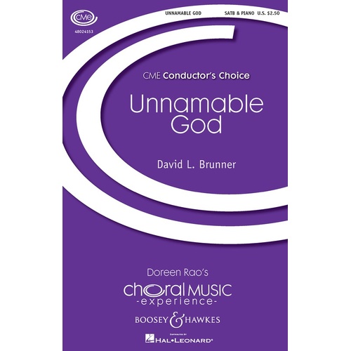 Unnamable God SATB (Octavo)