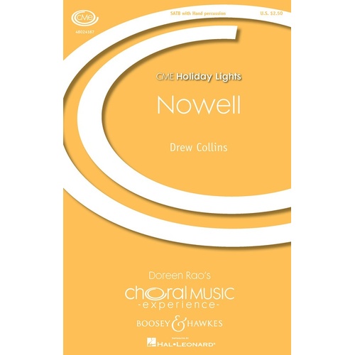Nowell SATB A Cappella/Percussion (Octavo)
