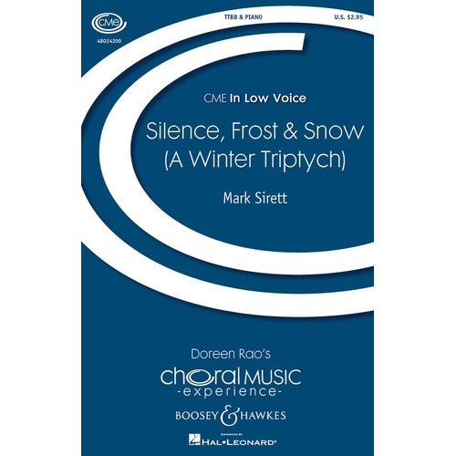 Silence Frost and Snow (A Winter Triptych) TTBB (Octavo)
