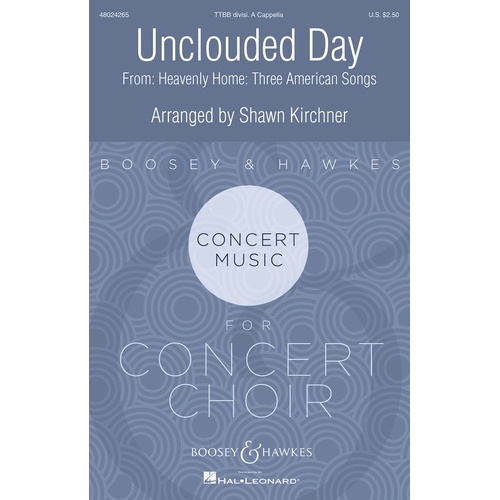 Unclouded Day TTBB (Octavo)