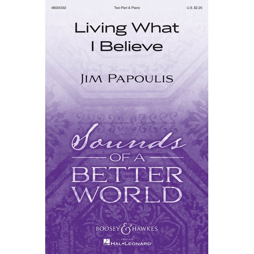 Living What I Believe 2 Part (Octavo)