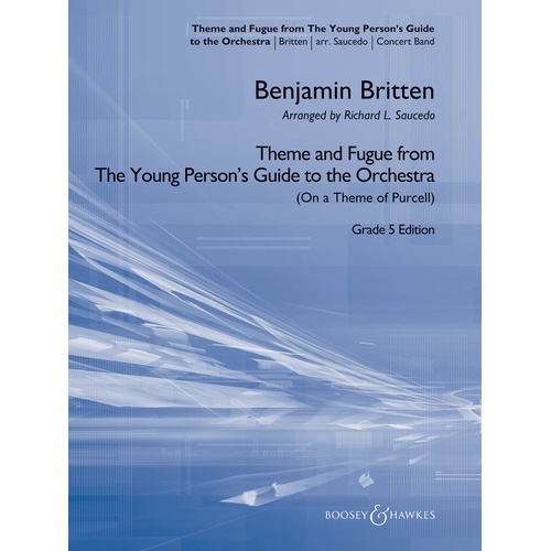 Theme And Fugue Young Persons Guide Concert Band 5 Score