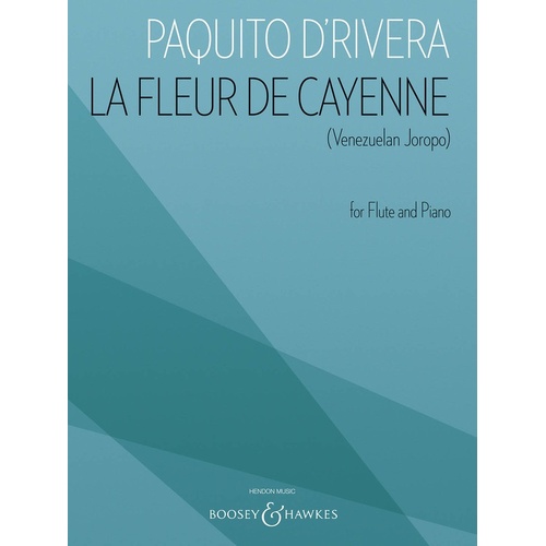 La Fleur De Cayenne (Venezuelan Joropo) Flute/Piano (Softcover Book)