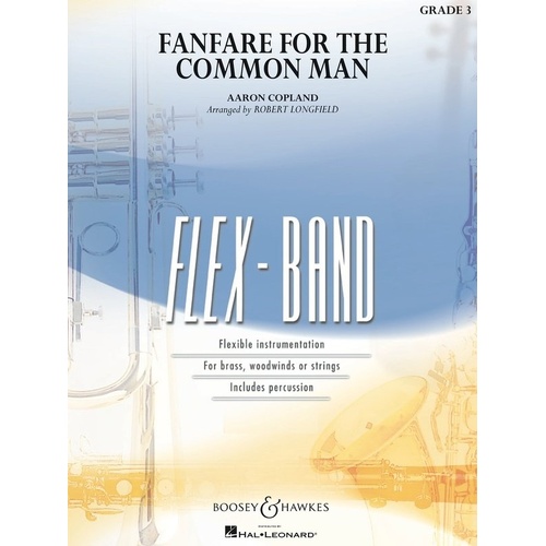 Fanfare for the Common Man FlexBand GR3 SC/PTS by Boosey & Hawkes