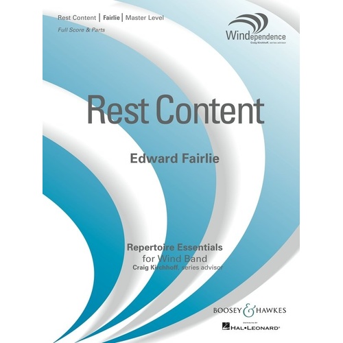 Rest Content by Edward Fairlie - Boosey & Hawkes Windependence Master Level