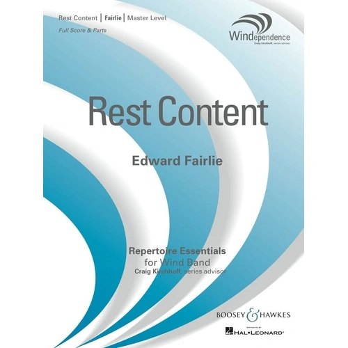 Rest Content by Edward Fairlie, Boosey & Hawkes, Windependence Master Level
