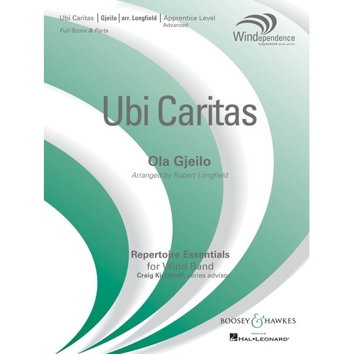 Ubi Caritas for Concert Band CB3 SC/PTS