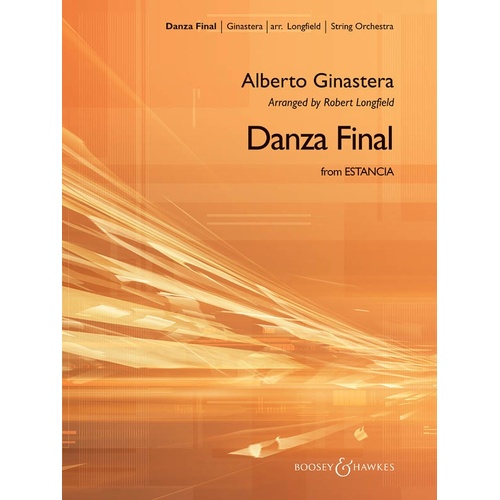 Danza Final From Estancia So3-4 (Music Score/Parts)