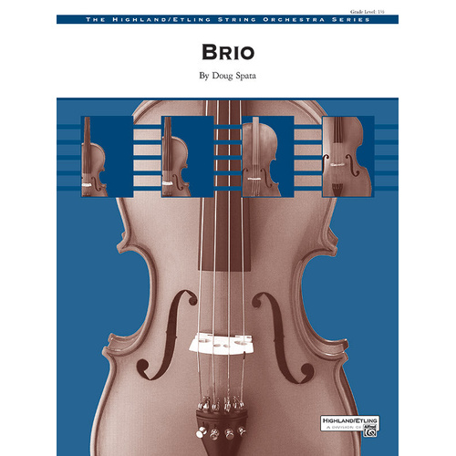 Spata Brio String Orchestra Grade 1.5 Score and Parts