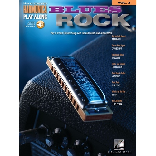 Blues Rock Harmonica Playalong V3 Book/CD (Softcover Book/CD)