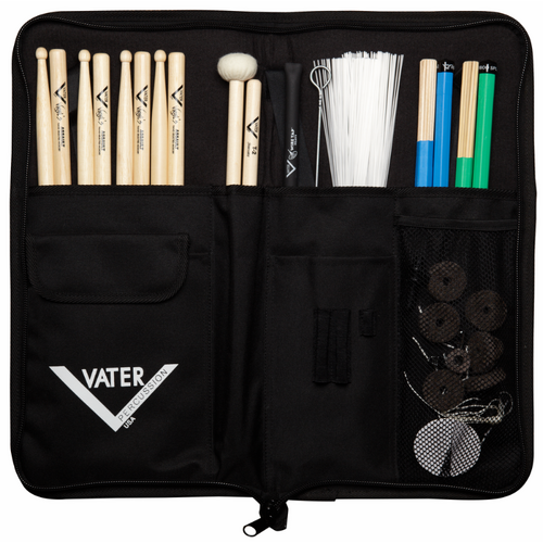 Vater Nylon Stick Bag with Velcro Strips and Adjustable Shoulder Strap