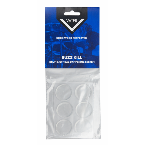 Vater Buzz Kill Drum and Cymbal Gel Dampening System - 6 Pack