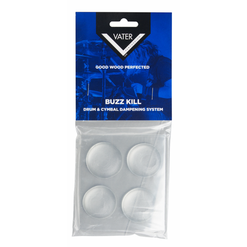 Vater Buzz Kill Extra Dry Drum/Cymbal Gel Dampening System 4 Pack