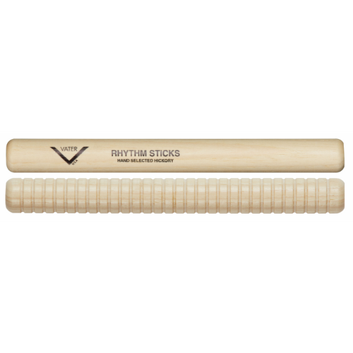 Vater Rhythm Sticks Hickory - 7" Length, Durable American Hickory, Ideal for Scraping and Tapping