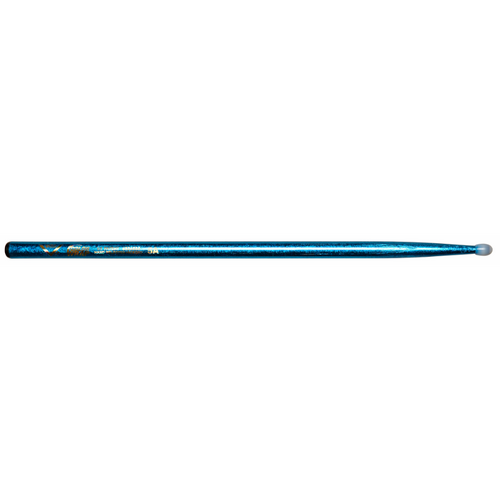 Vater Color Wrap 5A Blue Sparkle Nylon Tip Drumsticks