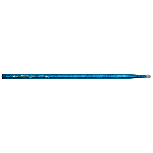 Vater Color Wrap 5A Blue Sparkle Nylon Tip Drumsticks