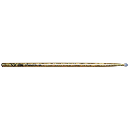 Vater Color Wrap 5A Gold Sparkle Nylon Tip Drumsticks