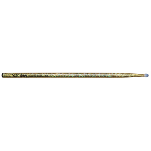 Vater Color Wrap 5A Gold Sparkle Nylon Tip Drumsticks