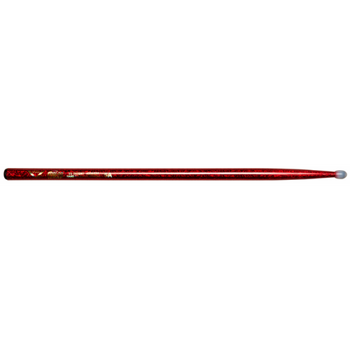Vater Color Wrap 5A Red Sparkle Nylon Tip Drumsticks