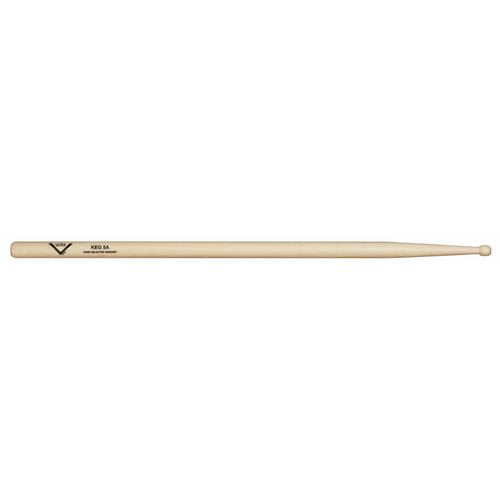 Vater Keg 5A Drumsticks with Barrel Shaped Tip for Defined Cymbal Articulation