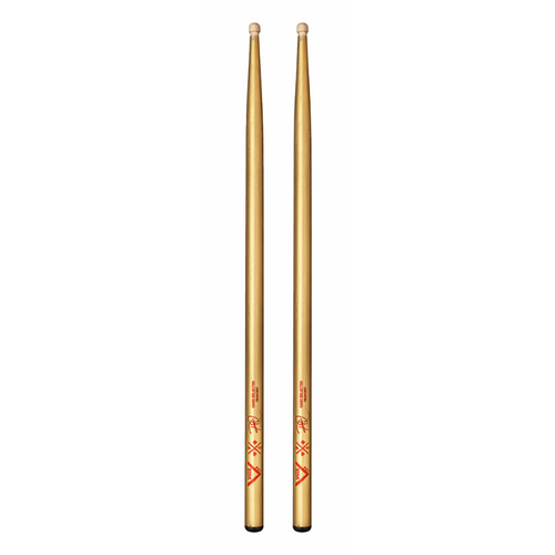 Vater Pocket Queen Model Drumsticks - 5A Style Grip, Small Barrel Tip, Gold Finish