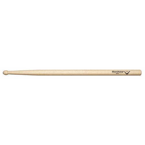 Vater MV8 Marching Sticks - Medium Taper, Rounded Acorn Tip, Enhanced Rebound