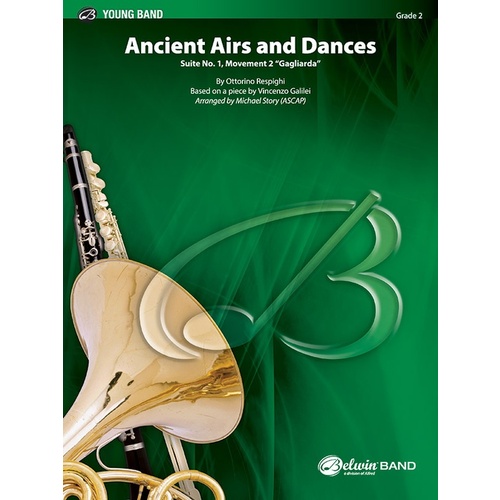 Ancient Airs and Dances Gagliarda for Concert Band by Respighi, Gr 2